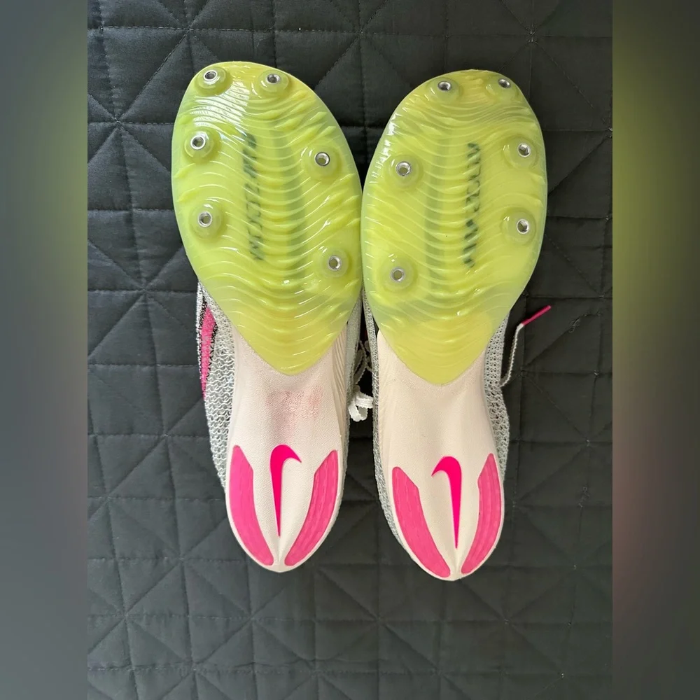 Nike Air Zoom Victory Track Spikes Sail Pink CD4385-101 Men's Size 12.5 - Picture 5 of 8